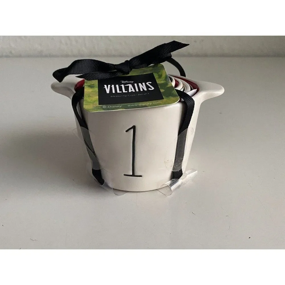 Rae‎ Dunn Disney Villains Measuring Cups Halloween Evil Queen Maleficent Ursula